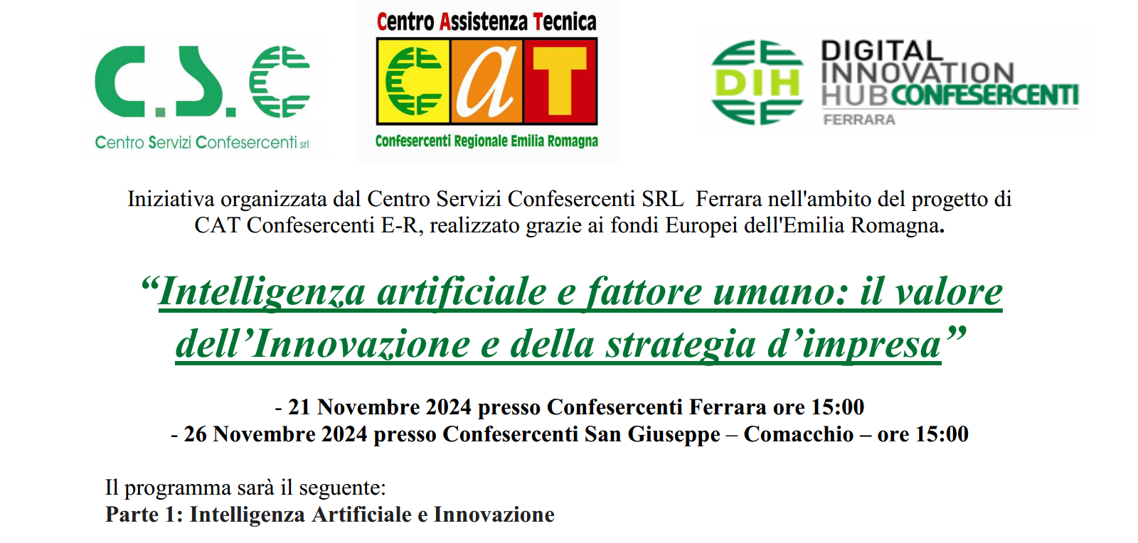 Intelligenza artificiale e fattore umano: il valore dell’Innovazione e della strategia d’impresa